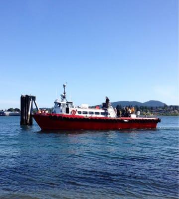 Replacement ferry till they fix car ferry. 5-20-14. Beautiful day! :-)