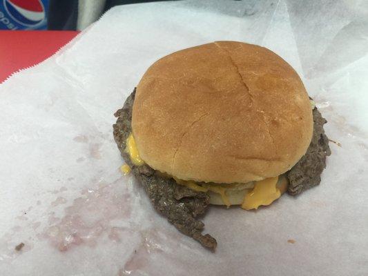 Very nice "diner style" Cheeseburger.