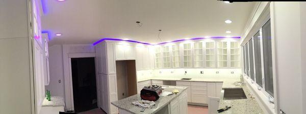 Electra - City  professional team  design and installation over and under cabinets LED lighting