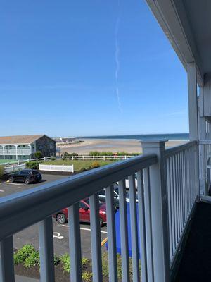 View from a second floor balcony of the Ireland House