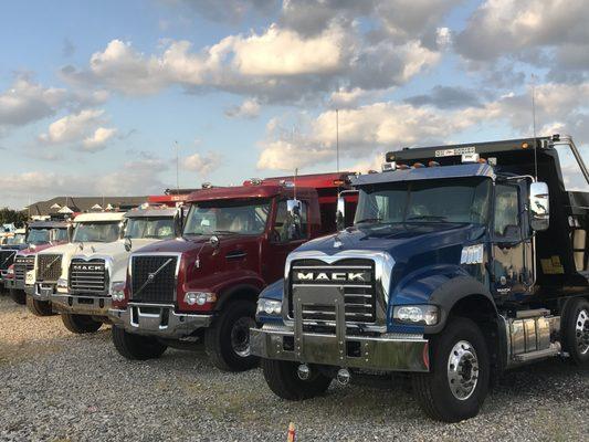 Virginia's largest stock of dump trucks, alum or steel!