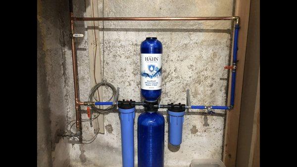 J.S. whole house water filtration system