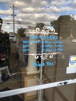 Store hours