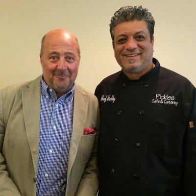 Chef Gabby with Chef Andrew Zimmern