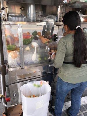 Fruit Cart Girl