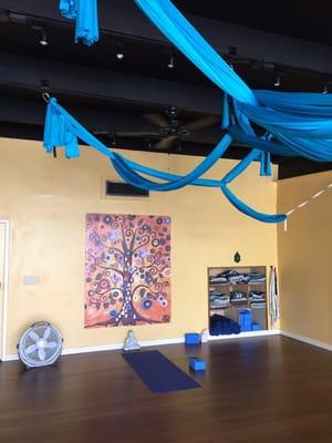 Aerial yoga hammocks