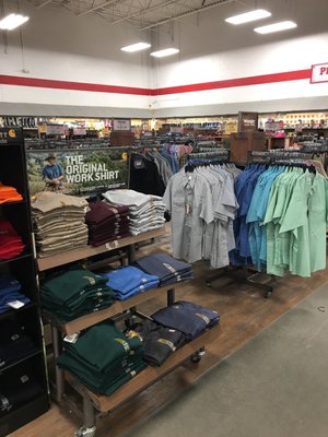 An entire section of clothing.