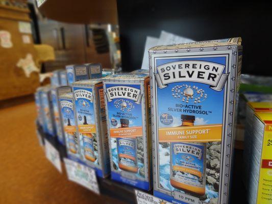 Full line of Sovereign Silver for all your family's needs!