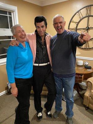 Birthday Bob (Hunka hunka burnin Bob) and Elvis