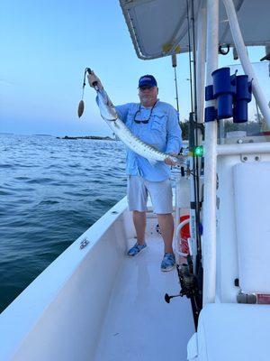 First cast of the day I got my first 'Cuda!