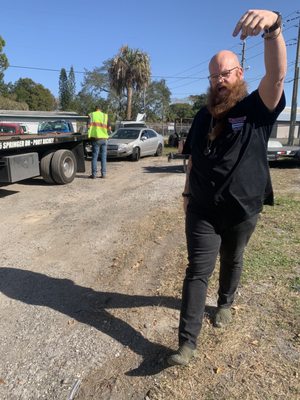 Disrespectful bald man who threatens minor females.