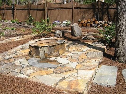 Flagstone Firepit