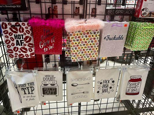 Sexy and sassy gift bags and other cheeky novelties!