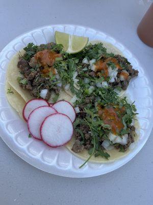 Tacos de asada