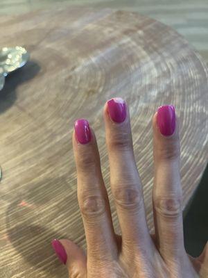 Nail broke in 2 days and others have already chipped