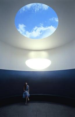 "The Color Inside" Skyspace during the day. Photo by Florian Holzherr