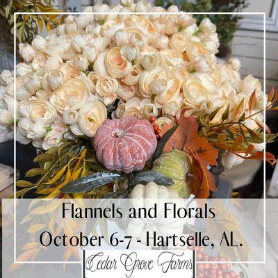 Check out our Flannels and Florals event!