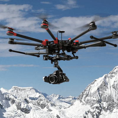 The Drone Companies S1000+ Aerial Done with Camera