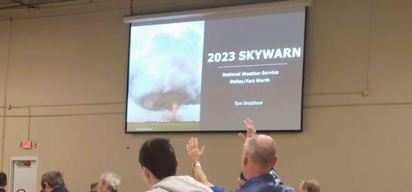 National Weather Service Tarrant County SKYWARN training 2023