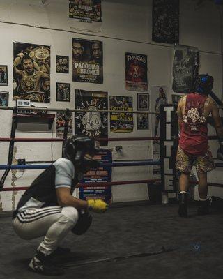 Boxing session