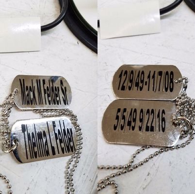 Custom dog tags