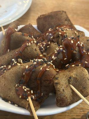 Seitan skewers