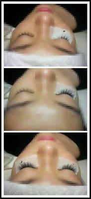 Eyelash Extension Before and After