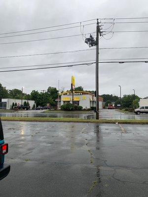 McDonald's morning of Hurricane Henri