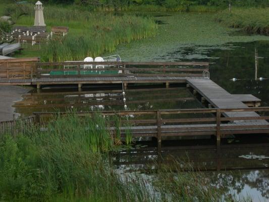 Waterfront at Bear Lake Camp, summer 2006.