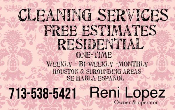 Reni’s Cleaning Services