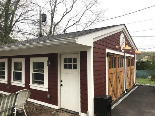 Renovation and restoration of a detached garage