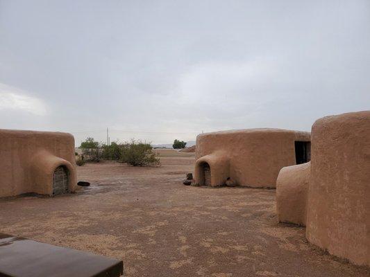 Circa AD 950, these replicas of early Hohokam homes (pithouse) are just a few of the  archaeological discoveries found at the park!