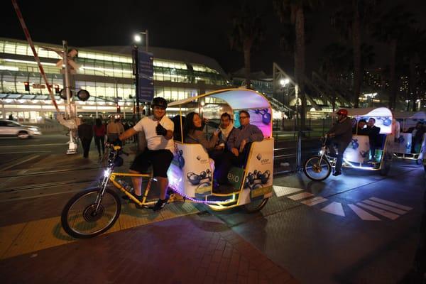 San Diego Gaslamp Pedicab near San Diego Convention Center