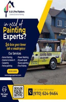 If you need a Painter Expert, Call us (970) 624-9464