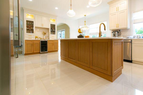 Kitchen Designed in two-tone