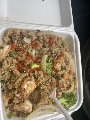 Shrimp fried rice 10/10