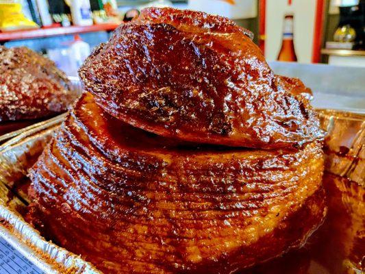 Smoked Glazed Spiral Ham!