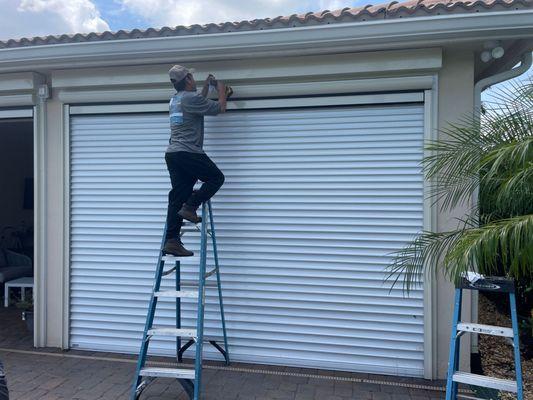 Roll-Down Hurricane Shutters ~ Home Shield Shutter Install, Repairs & Services