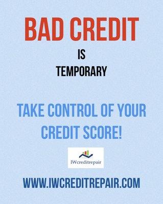 Bad credit is just temporary!