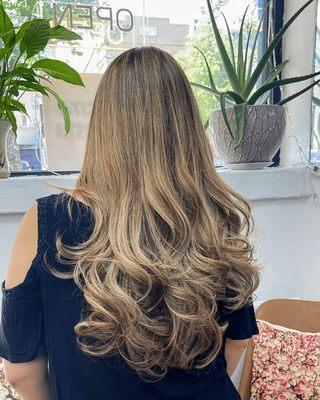 Long Layered Balayage