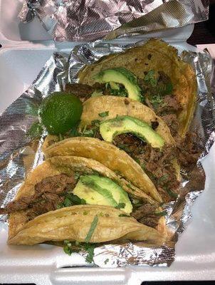 Steak street tacos