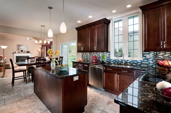 Kitchen remodel and tilework.