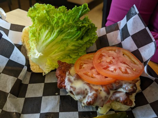 Fried chicken sandwich