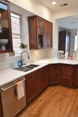 Kitchen counter tops and back splash