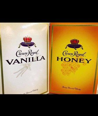 Vanilla the newest flavor in Crown Family and Honey the limited and discontinued flavor