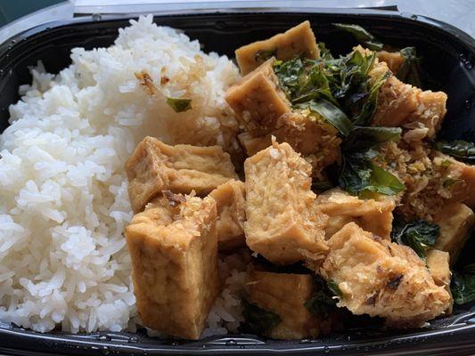 Crispy Garlic Tofu (Vegetarian)