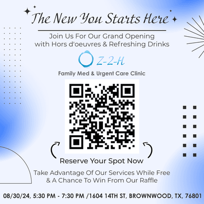 Our Brownwood Grand Opening is quickly approaching! Reserve your spot now and we'll see you there! #FreeFood #FreeDrinks #FreeEvent