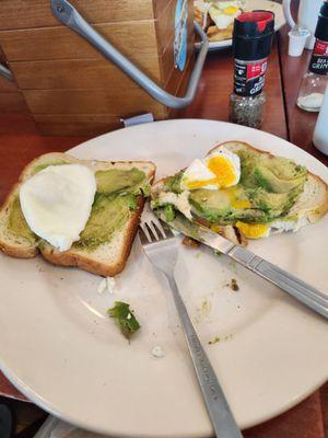 Avacado Toast with Poached eggs