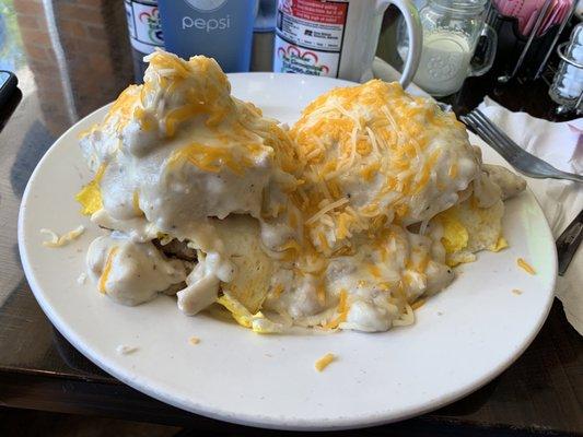 Stuffed Biscuits & Gravy