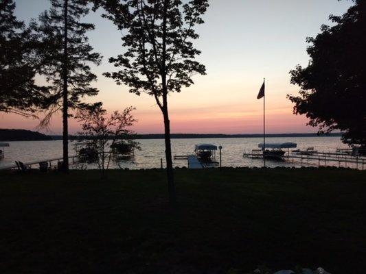 Beautiful sunset after a day of fishing :)